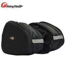 Motorcycle Saddle Bags Waterproof Motorbike Helmet Oxford Luggage Bag with Bag Rain Cove 2024 - buy cheap