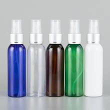 Botella pulverizadora de plástico vacía para mascotas, botellas de aerosol recargable de niebla fina con Collar de plata, Perfume, 60ML, 50 Uds. 2024 - compra barato