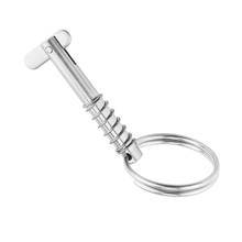 6.3x51mm Stainless Steel Quick Release Pin with ring for Boat Bimini Top Deck Hinge, Durable Marine Hardware, Easy Installation 2024 - buy cheap