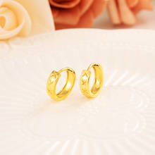 gold Sudan Earrings for Women/Girls Gold Color Arab Jewellery African hoop Earring Wedding cute  kids charms  Gifts 2024 - buy cheap