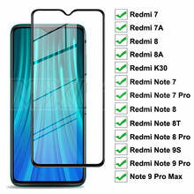 9D Full Protective Glass For Xiaomi Redmi 8 8A 7 7A K30 Tempered Screen Protector Redmi Note 7 8 8T 9S 9 Pro Max Glass Film Case 2024 - buy cheap