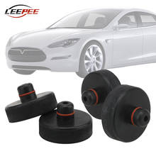4PCS Car Accessories Pneumatic Jack Pad Adapter Chassis Lifting Equipment Rubber Cover Anti-scratch For Tesla Model 3 X S 2024 - buy cheap