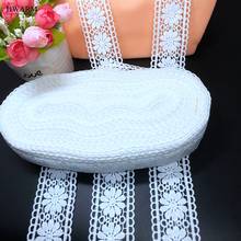 10yard 4.3cm High Quality lace fabric ribbon sewing trim wedding dress accessories DIY women skirt decoration hollow out embroid 2024 - buy cheap