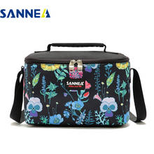 SANNE 4L Children's Cartoon Bento Insulated Thermal Lunch Bag Oxford Cloth Waterproof Cooler Bag Outdoor Picnic Ice Bag 2024 - buy cheap