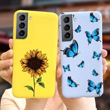 Funda de girasol Popular para Samsung Galaxy S21 5G, Fundas suaves y delgadas para Samsung S21 Plus S21 +, funda trasera de SM-G996B para Samsung S21 + 2024 - compra barato