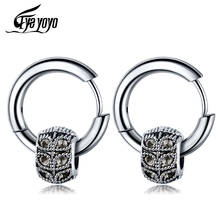 EyeYoYo-pendientes de acero inoxidable estilo Hip-hop, personalidad coreana, ojo Masculino 2024 - compra barato