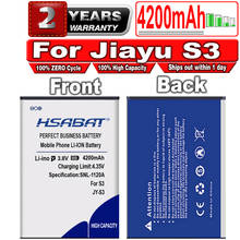 HSABAT-Batería de JY-S3 JY S3 de alta capacidad, 100% mAh, nueva, envío gratis, 4200 2024 - compra barato