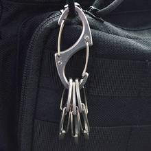 2pcs 8 Shape Carabiner Mini EDC Keychain Portable Outdoor Hook Hang Buckle Clasp 448D 2024 - buy cheap