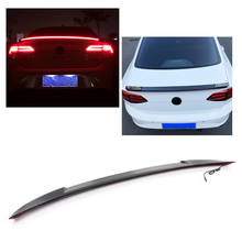 Car Rear Tail Trunk Spoiler Wing ABS Lip Cover For Ford Focus 2019 Streamer w/ LED Red Light 2024 - buy cheap