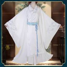 Xie lian traje cosplay tian guan ci fu cosplay trajes xielian branco hanfu anime outfits unissex conjunto completo para a exposição de quadrinhos 2024 - compre barato