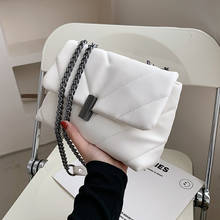 Женская сумка через плечо, маленькая дизайнерская сумка из искусственной кожи на цепочке, 2021 2024 - купить недорого