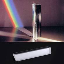 Prisma de cor triângulo k9 vidro óptico, ângulo retor, refletor triangular para ensinar o espectro de luz m13 envio direto 2024 - compre barato