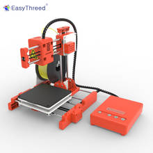 EasyThreed-Mini impresora 3D de escritorio para niños, tamaño de impresión de 100x100x100mm, impresión silenciosa de alta precisión con tarjeta TF, filamento PLA 2024 - compra barato