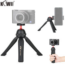 Kiwi Vlog Mini Tabletop Tripod Handheld Tripod Hand Grip for DSLR Mirrorless Compact Camera Camcorder LED Lamps Mini Projectors 2024 - buy cheap