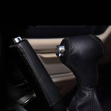 For Kia Sportage R Cerato K3 K5 Sorento 2011 2012 2013 2014 2015 Leather Car Gear Shift Knob Head Covers Hand Break Case 2024 - buy cheap