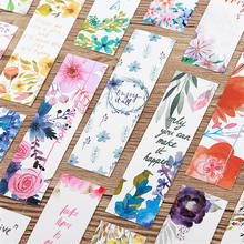 30Pcs Paper Bookmarks Message Cards Book Notes Paper Page Tabs for Books Separator Office School Supplies Kawaii Stationery 2024 - buy cheap