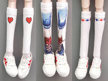 New White Blyth Doll Clothes Knee Highs Socks for OB,Momoko,Azone,Barbies,,Blyth 1/6 Doll Accessories for dolls 2024 - buy cheap