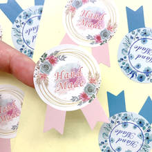 80PCS/Lot Kawaii Flowers Medal Shape Decorative Paper Seal Sticker For Handmade Products Seal Sticker 2024 - buy cheap