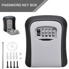 Security Organizer Boxes 1SET Master Lock Outdoor Key Safe Box Keys Storage Box Padlock Use Password Lock Alloy Keys Hook 2024 - buy cheap