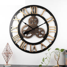 Деревянные настенные часы, аксессуары для украшения дома, 50x50 см, большие 3D цифровые часы, современный декор, для гостиной, офиса, Висячие часы 2024 - купить недорого