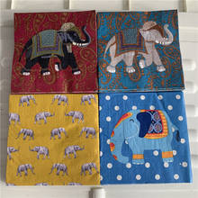 Женское винтажное полотенце, с мультяшными животными, слоном, для детского дня рождения, свадебвечерние НКИ, домашний Красивый Декор 20 2024 - купить недорого