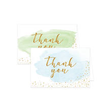 6 PCS  Thank you Card Valentine Happy Birthday Christmas Party Wedding Invitations Letter Greeting Cards Envelopes and cards 2024 - compre barato