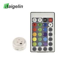 1pc IP68 Waterproof Multi Color Remote Control Submersible LED Underwater Light for Fish Tank Pond Swimming Pool Festival Party 2024 - buy cheap