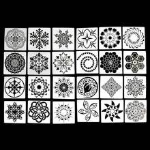 Mandala Pattern DIY Painting Templates Wall Painting Scrapbook Album Diary Journal Drawing Coloring Embossing Decoration Tool 2024 - buy cheap