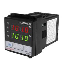 SINOTIMER-controlador de temperatura PID con entrada de carcasa corta, termostato regulador de temperatura, salida de relé SSR, alarma de calor frío 2024 - compra barato