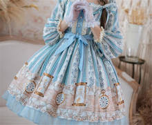 Sweet Lolita Jsk Dress for Girls Princess Medieval Retro Cosplay Doll Maid Halloween Carnival Party Costumes B807 2024 - buy cheap