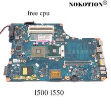 NOKOTION для TOSHIBA Satellite L500 L505 Материнская плата для ноутбука DDR3 KSWAA LA-4982P K000092130 GL40 Бесплатный процессор 2024 - купить недорого