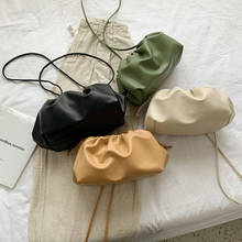 Soft PU Leather Women's Bag Single Shoulder Bags Fashion Magnetic Buckle Dumpling Bag Female Handbag Day Clutches Bags 2020 New 2024 - buy cheap