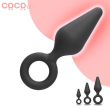 100% Safe Silicone Dildo Butt Plug Anal Plugs Unisex Sexy Stopper Small Size Adult Sex Toys for Men/Women Trainer Massager 2024 - buy cheap