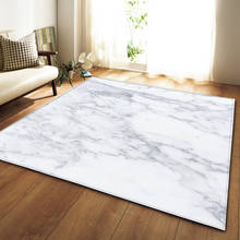 Marble home bedroom thick carpet modern living room area rug multi-person restaurant mats decoration wind-proof 3D large carpets 2024 - buy cheap