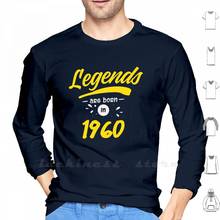 Camiseta de manga larga de Legends Are Born In 1960, 1960, 1960, 1960, regalos, 1960, 1960, año de nacimiento, 1960 2024 - compra barato