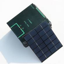 Mini célula Solar de 2W y 6V, módulo Solar policristalino, cargador de 330mA, 136x110MM, Envío Gratis 2024 - compra barato