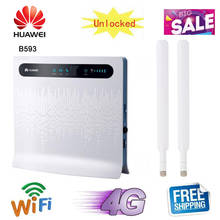 Original unlocked Huawei B593 B593S-22 4g LTE FDD TDD CPE wireless broadband wifi router with sim card slot 2024 - buy cheap