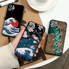 3D Emboss Black Matte Phone Case For iPhone 11 Pro XS Max XR X 10 6 6S 8 7 Plus SE 2020 2022 Silicone TPU Flower Back Cover Capa 2024 - buy cheap