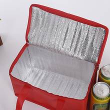 Bolsa térmica portátil para el almuerzo, bolsa aislante plegable para bebidas, Picnic, comida, paquete térmico de hielo, Foo M1Q4 2024 - compra barato