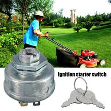 Lawn Mower Ignition Starter 5 Spade Terminal Engine Starter Switch With Key Garden Accessories For Husqvarna 725-0267 725-0267A 2024 - buy cheap