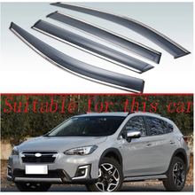 For Subaru XV 2018 2019 Plastic Exterior Visor Vent Shades Window Sun Rain Guard Deflector 4pcs 2024 - buy cheap