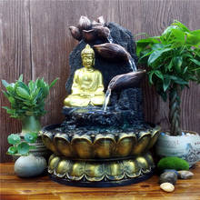 Chinese Buddha Statue Fountain Living Room Humidifier Desktop Feng Shui Lucky Ornaments Home Decorations Gift 2024 - buy cheap