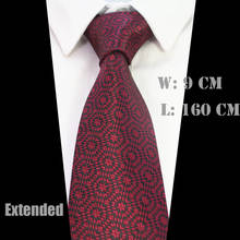 Ricnais-Corbata Extra larga de 63 "para hombre, corbata de 160cm x 9cm, corbata Floral de Cachemira de gran tamaño para hombre, corbata de cuello de seda, traje de fiesta de boda 2024 - compra barato