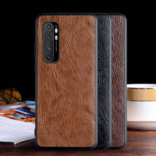 Funda lujosa de cuero para Xiaomi mi note 10 lite 10 pro, carcasa de teléfono con diseño de negocios, con material TPU + PC 2 en 1 2024 - compra barato