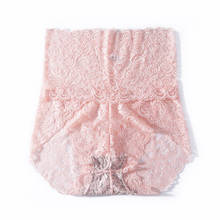 Plus Size Panties Women High Waist Lace Underwear Seamless Floral Lingerie Transparent Underpants Female Abdomen Control Briefs 2024 - buy cheap