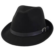 Yoyocorn chapéu de qualidade larga e preta, para igrejas, chapéu estilo superior de feltro estilo panamá, chapéu de lã artificial para homens e mulheres, boné de mistura de jazz 2024 - compre barato