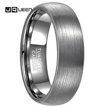 Мужское кольцо из карбида вольфрама JQUEEN, 7 мм, ювелирное изделие для свадьбы 2024 - купить недорого