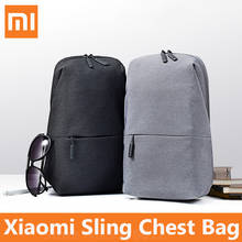 Новый Xiaomi слинг, нагрудная сумка, городская Повседневная сумка на плечо, 4L спортивный рюкзак, водонепроницаемый унисекс рюкзак для мужчин и женщин, для путешествий и активного отдыха 2024 - купить недорого