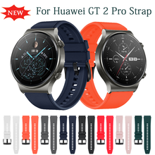 Ремешок силиконовый для Huawei Watch GT 2 Pro, спортивный сменный Браслет для наручных часов, 22 мм 2024 - купить недорого