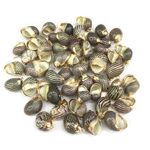 Natural concha forma pingentes encantos colar pingente para fazer jóias diy pulseira colares acessórios tamanho 16x25mm 2024 - compre barato